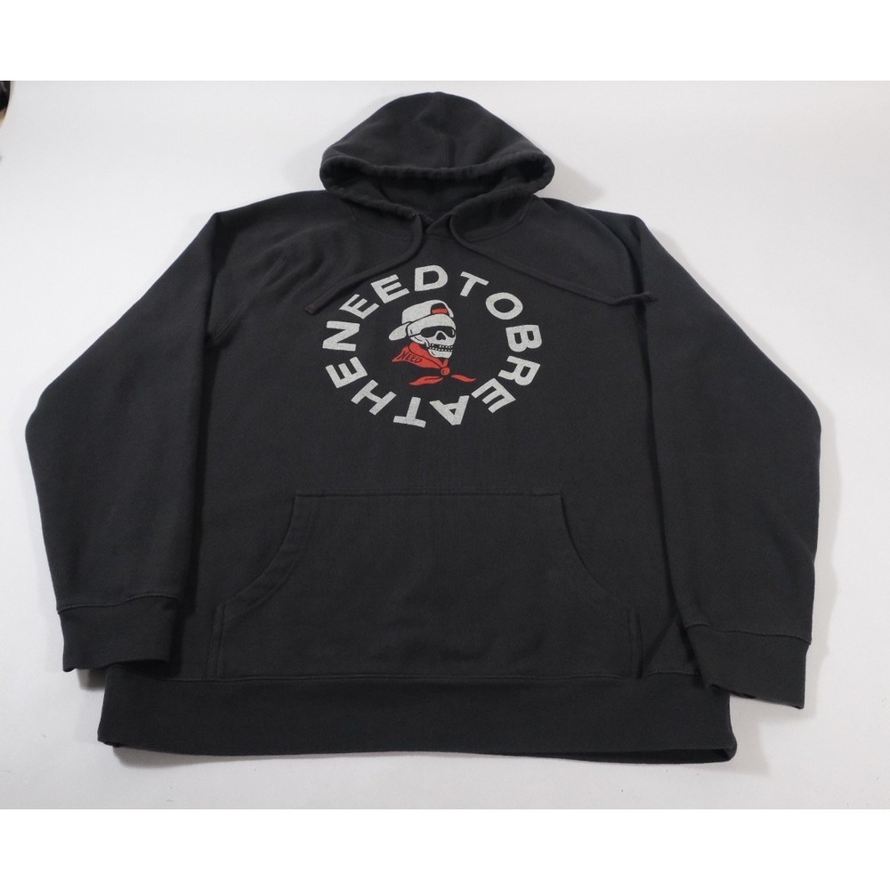 Needtobreathe Rock Band Hoodie Mens XL Black Skull Graphic Pima Cotton NE3D CO